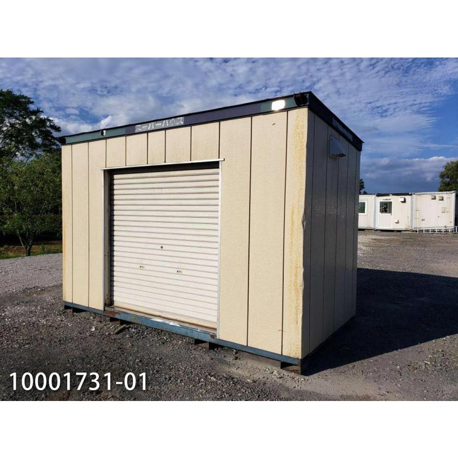 3.6m シャッター付ユニットハウス 2坪 4帖 6.6平米 中古プレハブ 3.6m シャッター付ユニットハウス 2坪 4帖 6.6平米 中古プレハブ