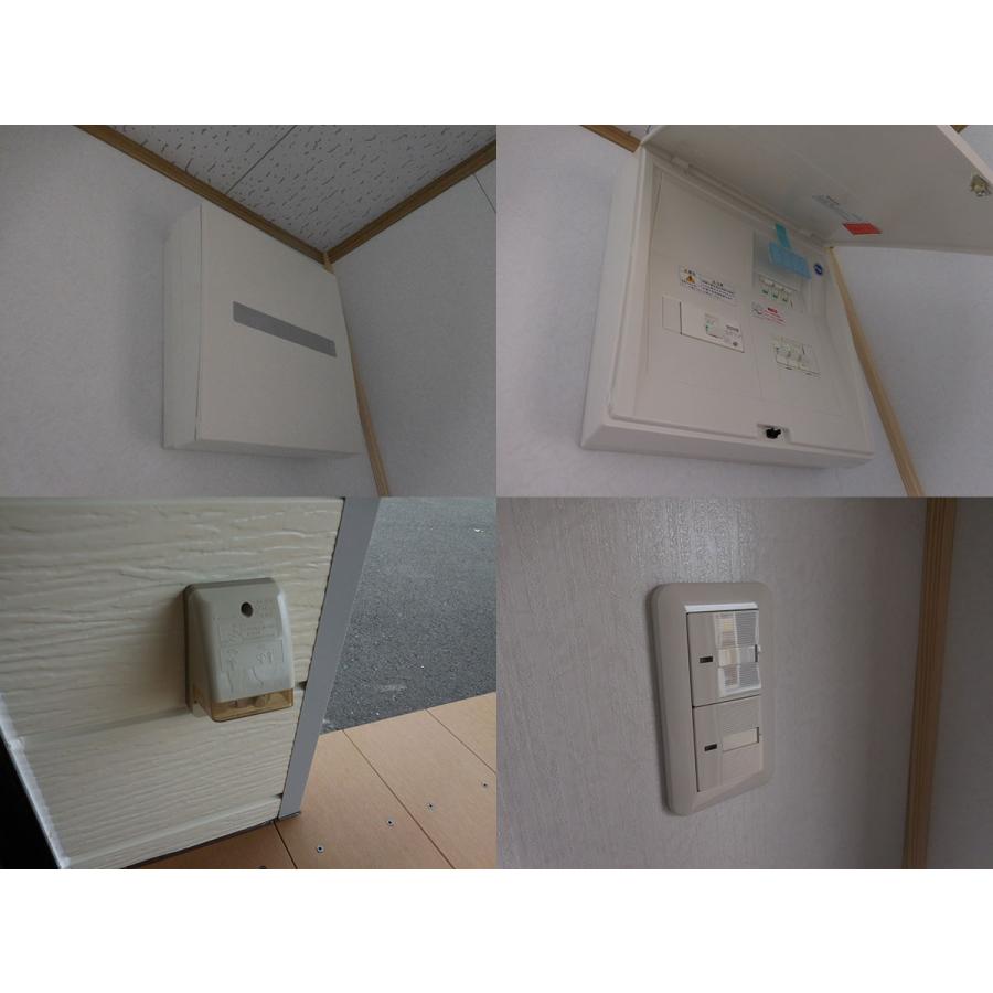 中古ユニットハウス 中古プレハブ デッキ トイレ付 5.7m 2連棟 7.8坪