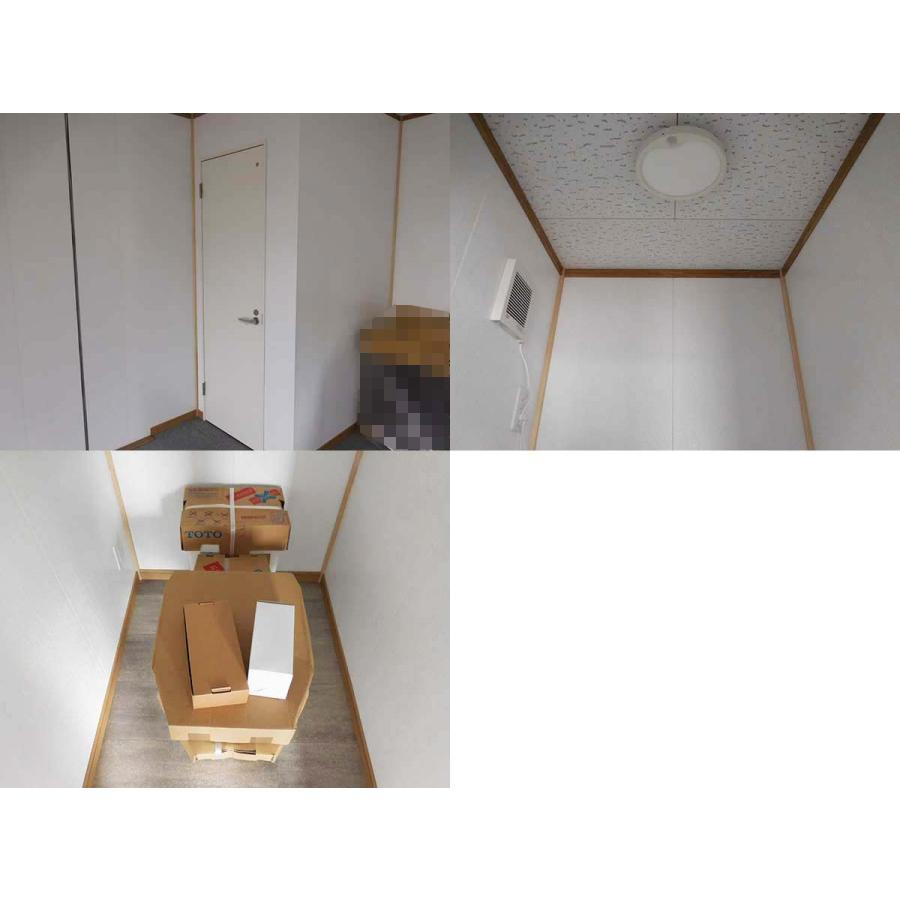 中古ユニットハウス 中古プレハブ デッキ トイレ付 5.7m 2連棟 7.8坪
