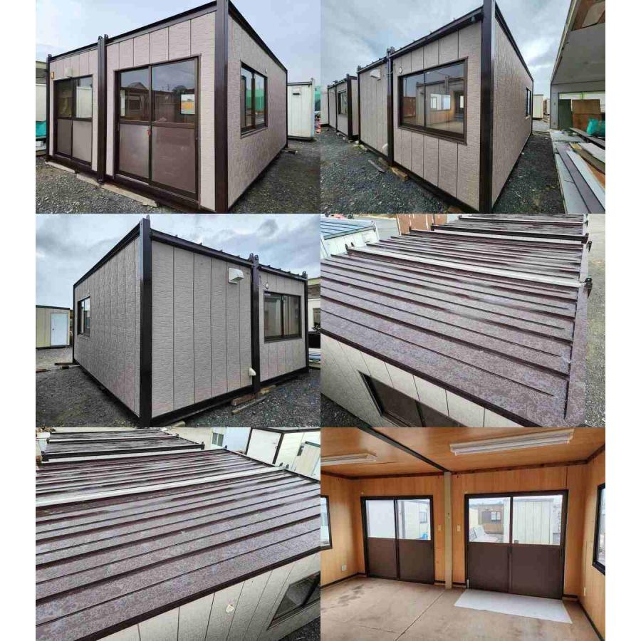中古ユニットハウス 5.4m 2連棟 7.8坪 15.7帖 25.9平米 中古プレハブ
