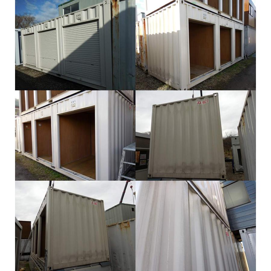 中古コンテナ 20ft 3ツ口 4.4坪 8.9帖 14.7平米 中古ユニットハウス
