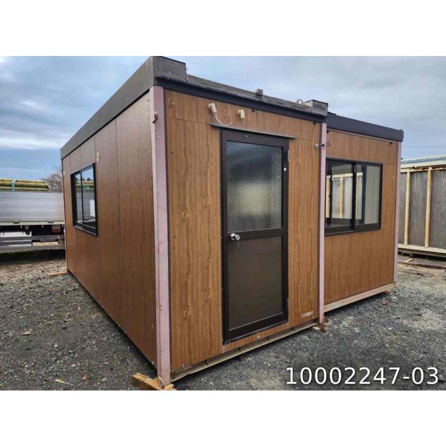 中古組立式ユニットハウス 3.8m 5.5坪 10.9帖 18平米 中古プレハブ 