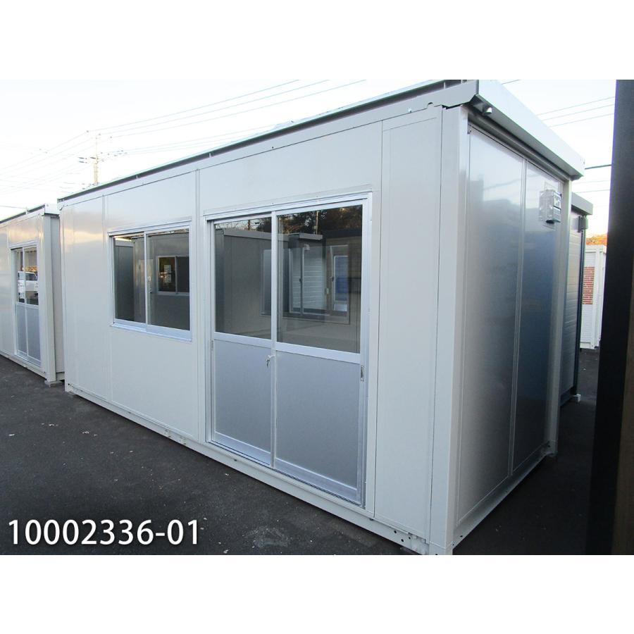 中古プレハブ、コンテナ（約4坪） ☆メ-カ-整備品(未使用)&保証付☆入口/窓位置変更無料☆4坪ユニット