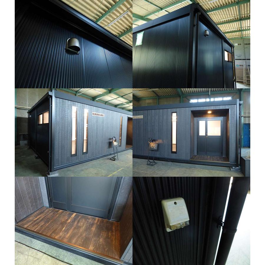 中古ユニットハウス 中古プレハブ 7.4m 2連棟 トイレ付 10.5坪 21帖