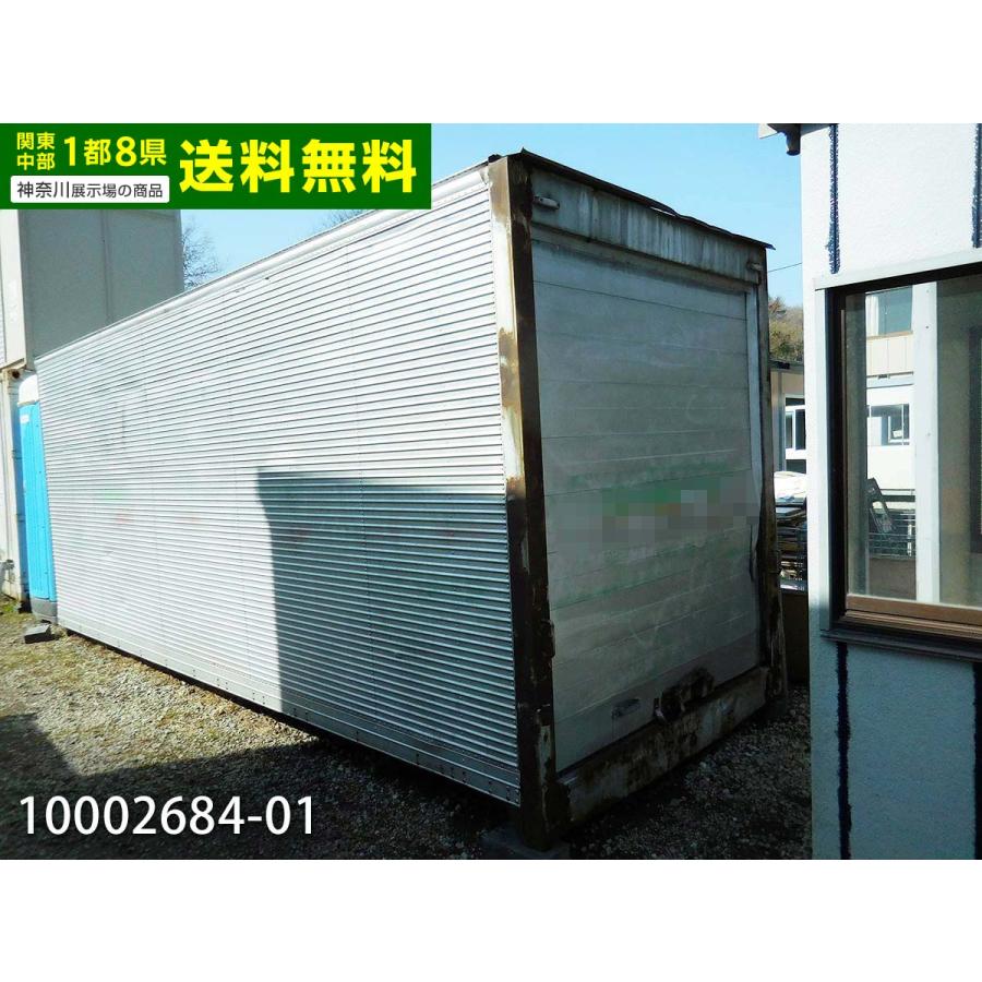 【格安】６ｍコンテナお譲りします 中古トラックコンテナ 6m シャッター付 3.9坪 7.8帖 12.8平米 中古
