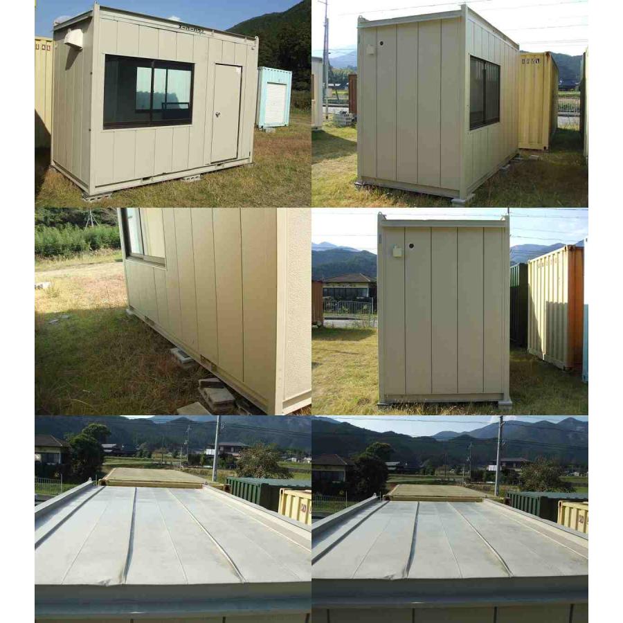 DIY用中古ハウス2坪（4帖） ☆新棟ユニットハウス2坪/4帖(U-200) プレハブ コンテナ 仮設スーパー