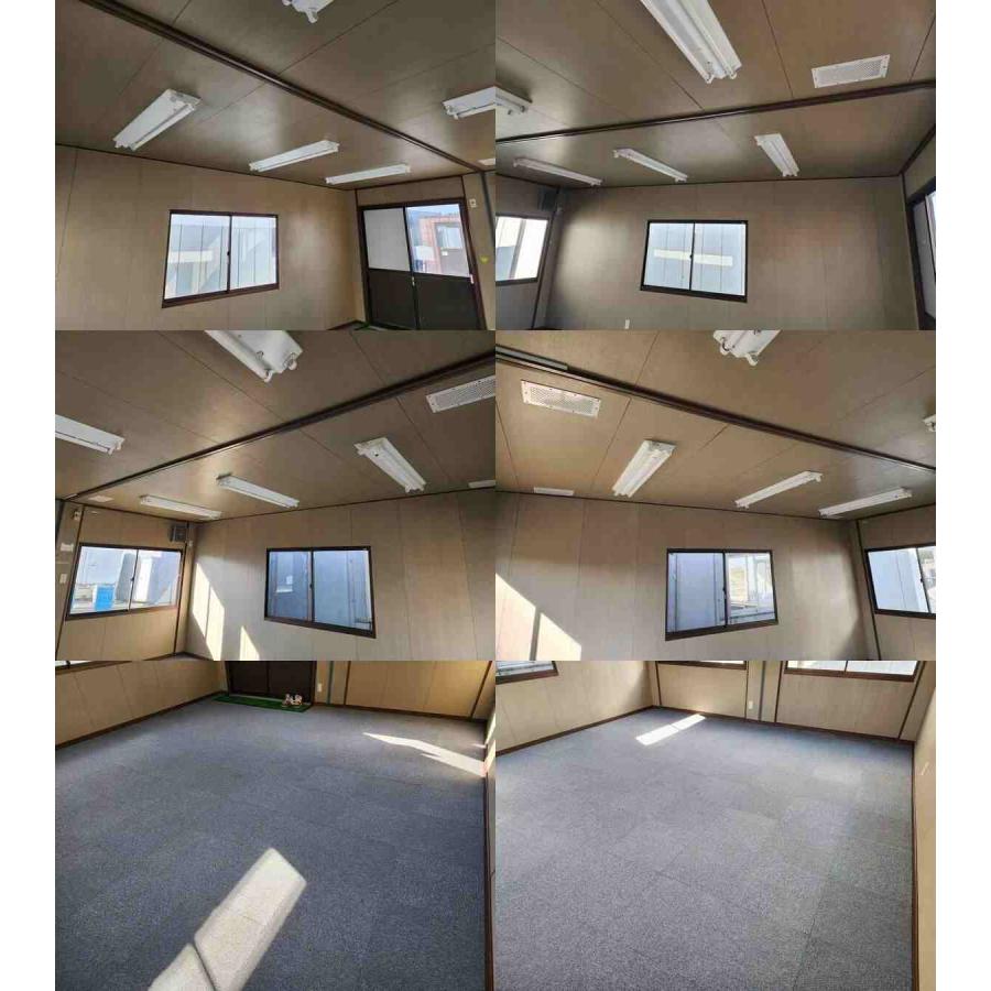 5.6m 2連棟 ユニットハウス 中古 7.9坪 15.8畳 26.1平米 中古 5.6m 2連棟 ユニットハウス 中古 7.9坪 15.8畳 26.1平米 中古
