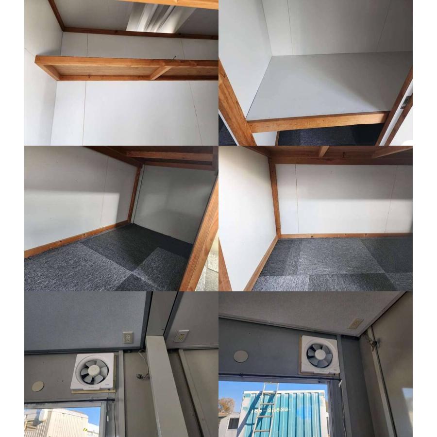 5.4m 3連棟 ユニットハウス 中古 11.8坪 23.6畳 39平米 中古プレハブ