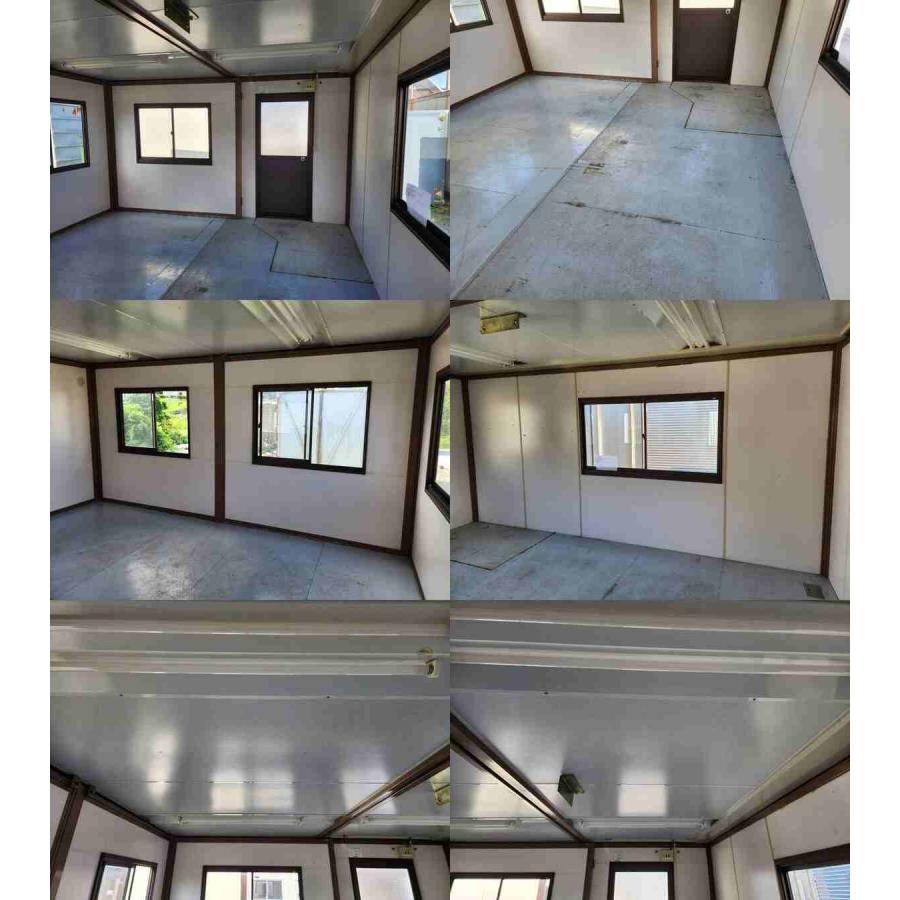 組立式 ユニットハウス 中古 3.8m 5.5坪 10.9畳 18平米 中古プレハブ