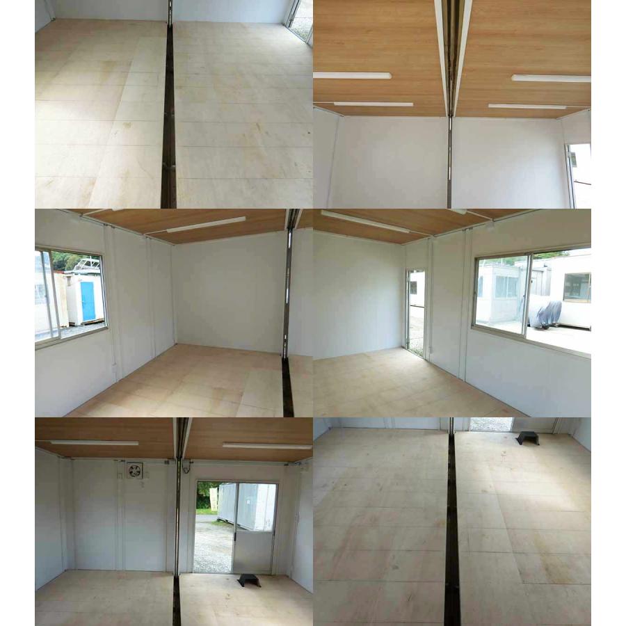 5.5m 2連棟 中古ユニットハウス 8坪 16帖 26.5平米 中古プレハブ 5.5m 2連棟 中古ユニットハウス 8坪 16帖 26.5平米 中古プレハブ