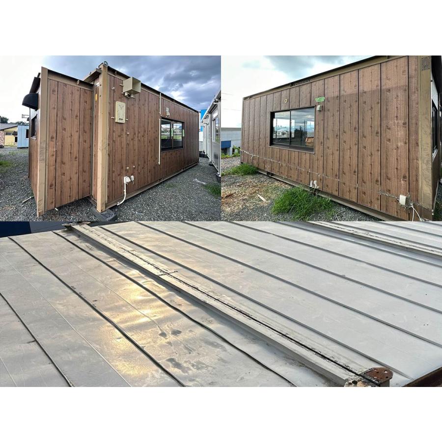 中古ユニットハウス 中古プレハブ 5.6m 2連棟 トイレ付 7.9坪 15.9帖