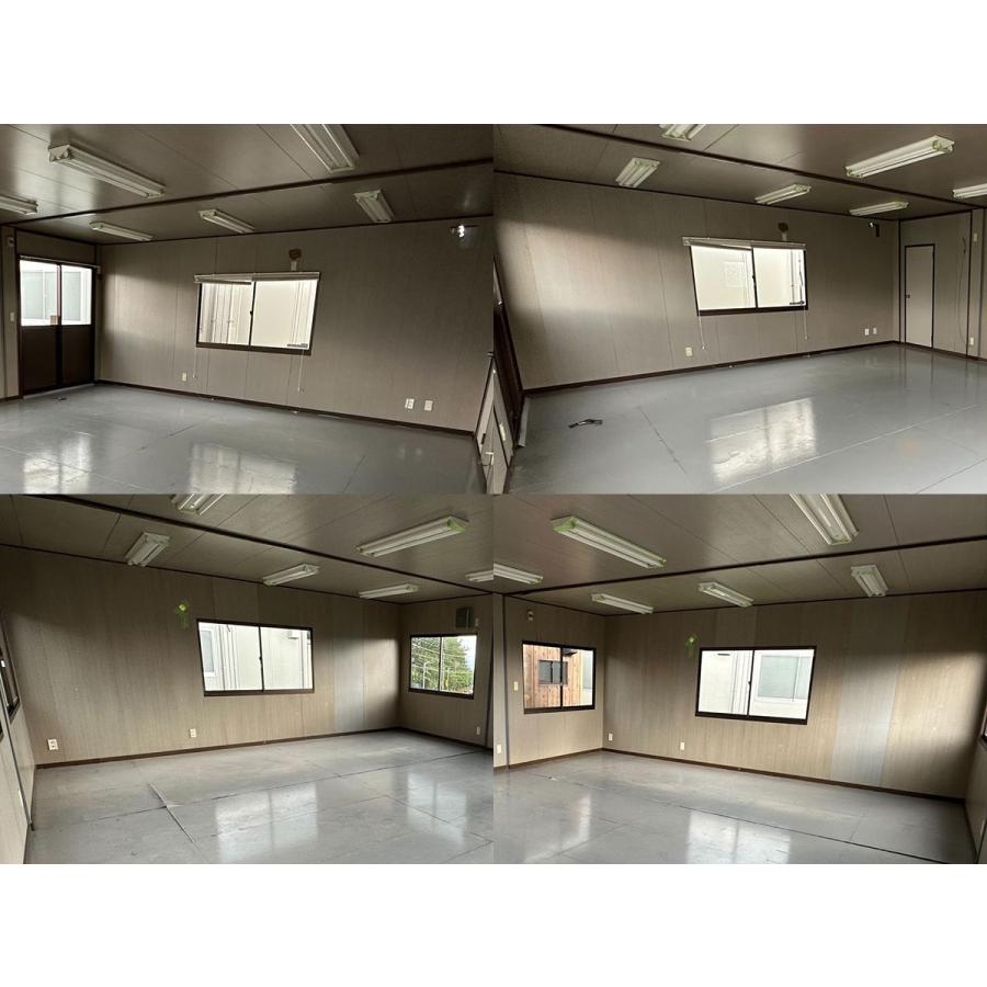 中古ユニットハウス 中古プレハブ 5.6m 2連棟 トイレ付 7.9坪 15.9帖 