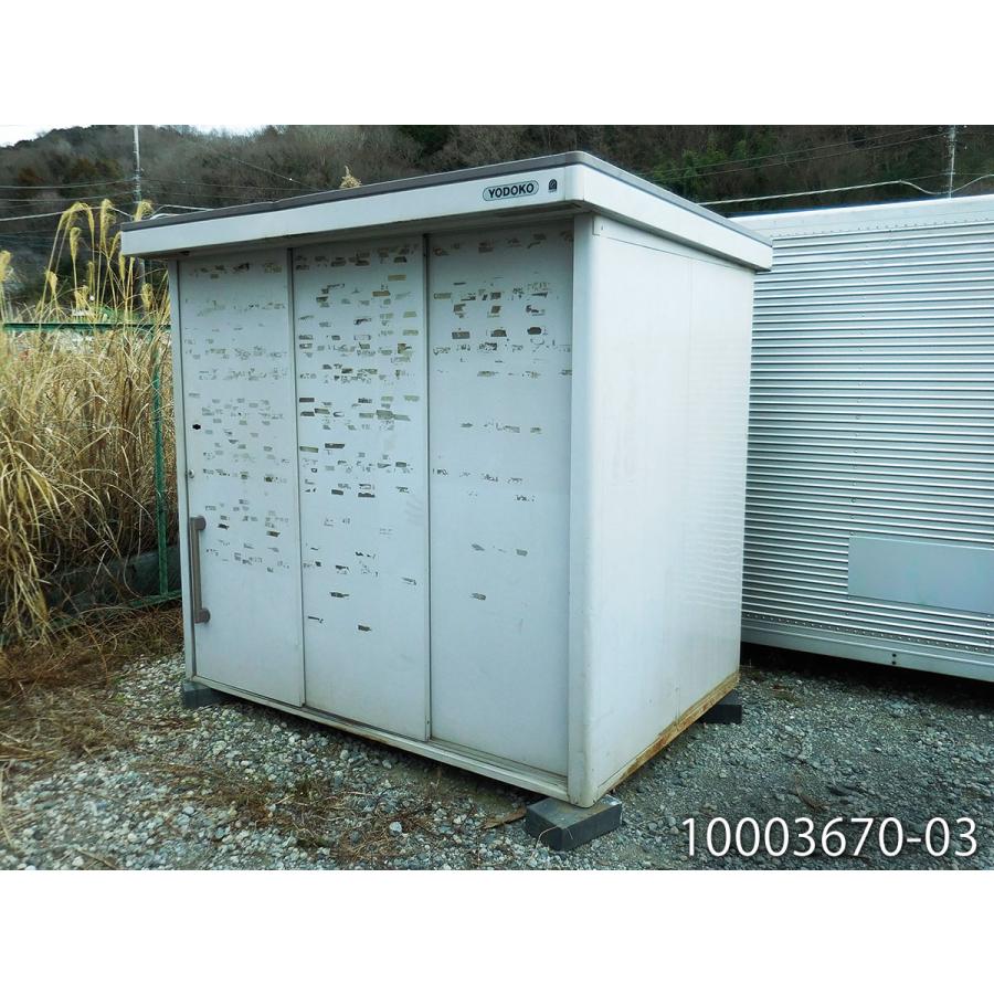 2.2m 1坪 物置 中古 2畳 3.3平米 プレハブ 倉庫 小屋 屋外 収納庫 資材 