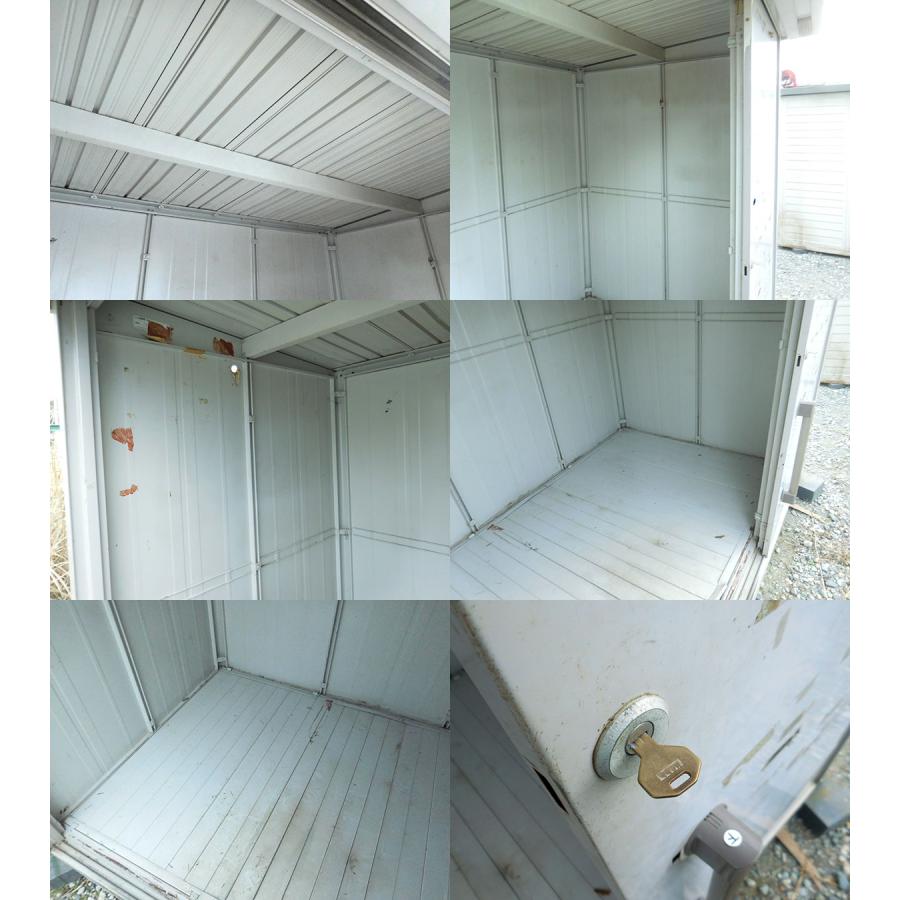 2.2m 1坪 物置 中古 2畳 3.3平米 プレハブ 倉庫 小屋 屋外 収納庫 資材 