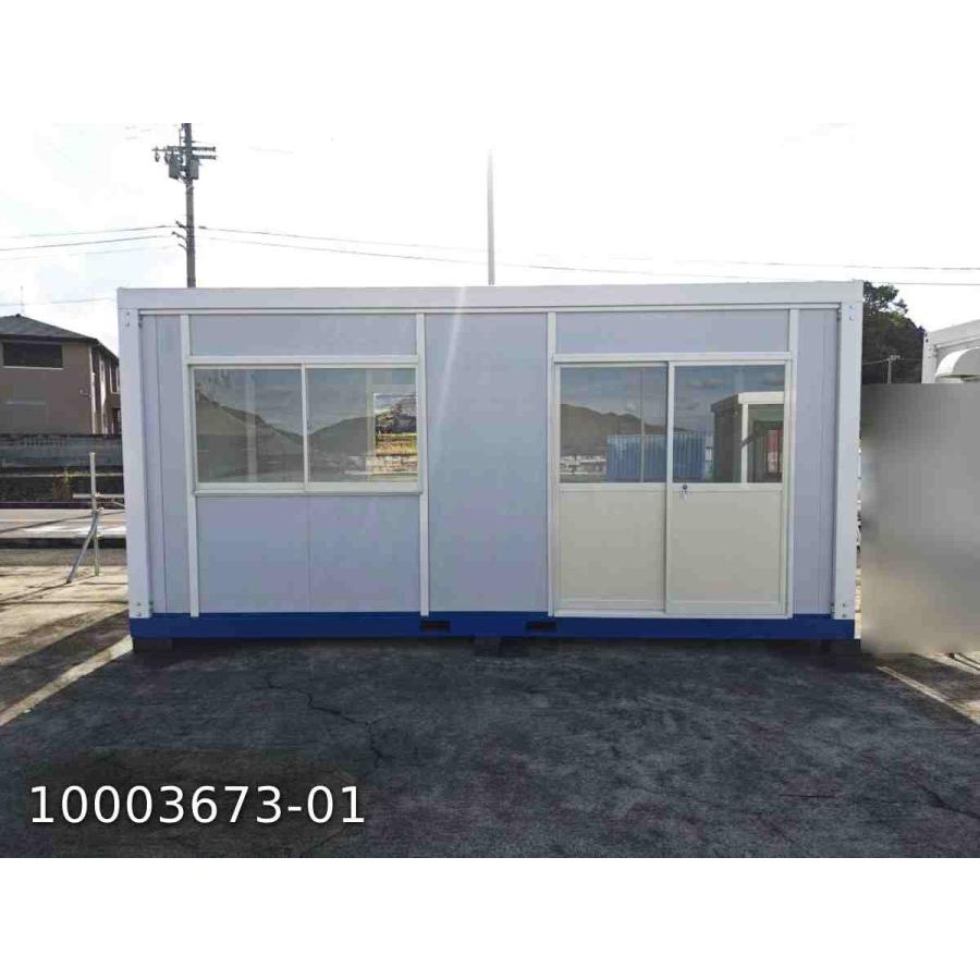 仮設事務所 中古ユニットハウス 5.4m 3.8坪 7.5帖 12.4平米 スーパーハウス バイク