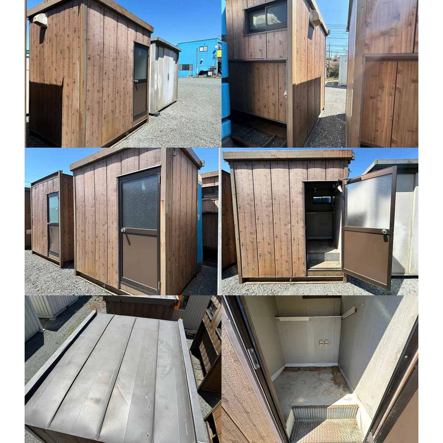 2.4m 1.3坪 ユニットハウス 中古 2.6畳 4.2平米 中古プレハブ 2.4m 1.3坪 ユニットハウス 中古 2.6畳 4.2平米 中古プレハブ