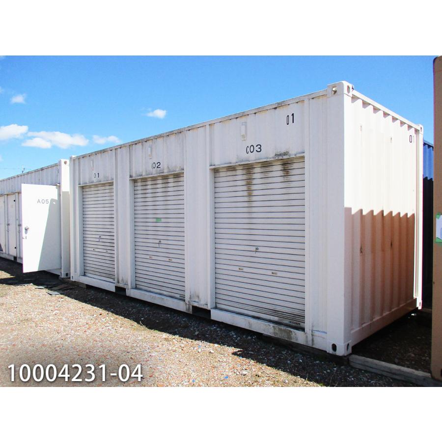 20ft コンテナ 3シャッター 中古 4.4坪 8.9畳 14.6平米 中古コンテナ