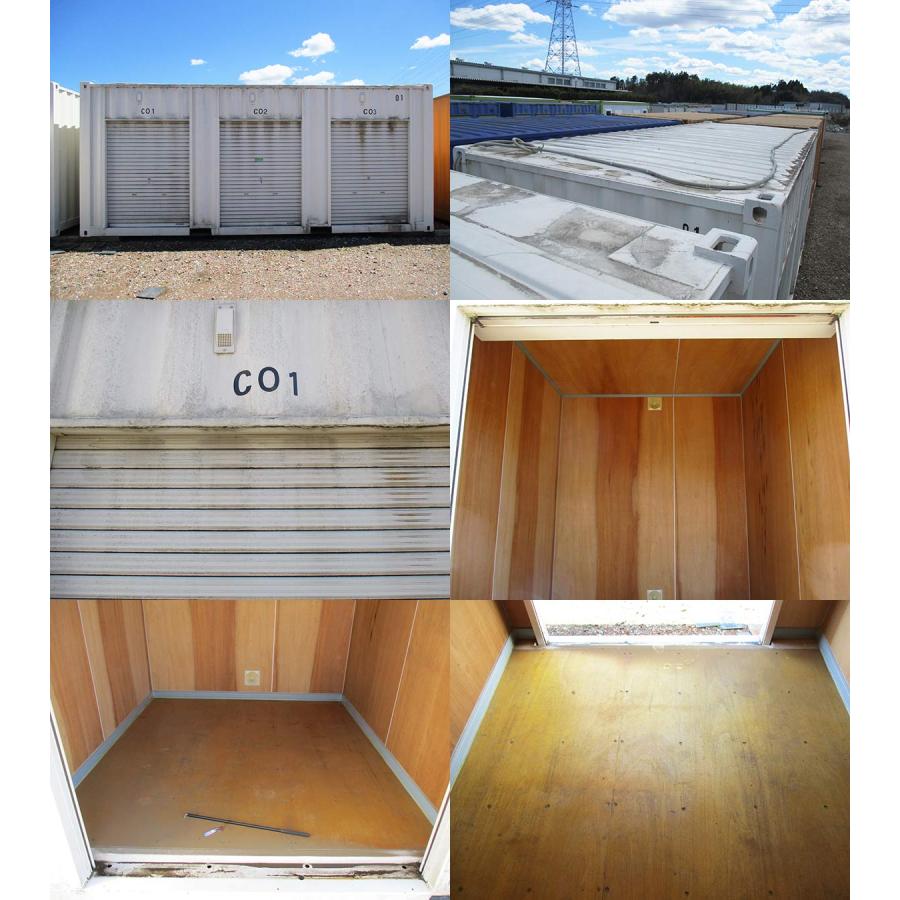 20ft コンテナ 3シャッター 中古 4.4坪 8.9畳 14.6平米 中古コンテナ 