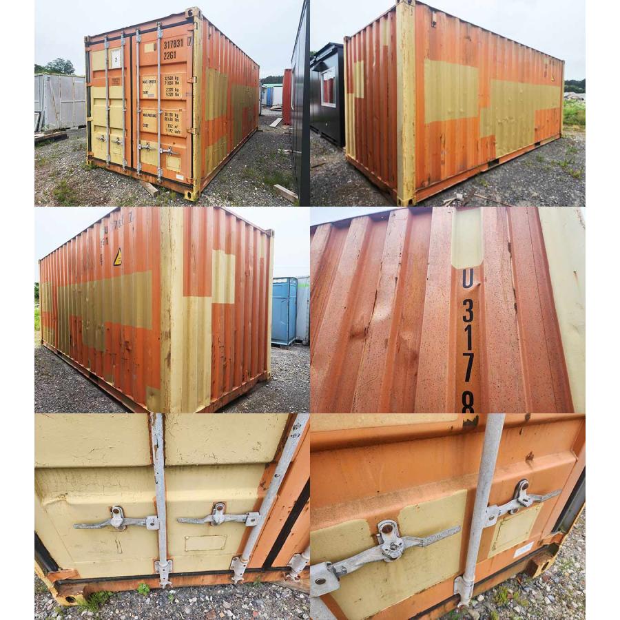 中古コンテナ　20ft 20ft コンテナ 中古 4.4坪 8.8畳 14.6平米 中古コンテナ 中古プレハブ