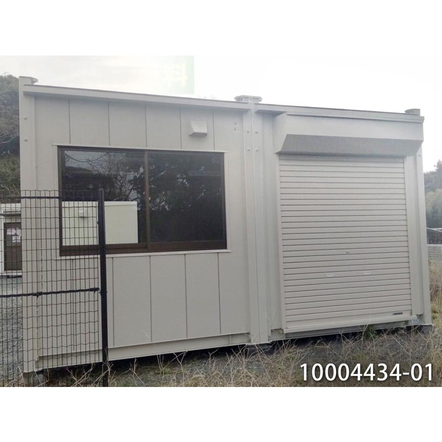 5.6m 7.9坪 2連棟 シャッター付き ユニットハウス 中古 15.8畳 26.1