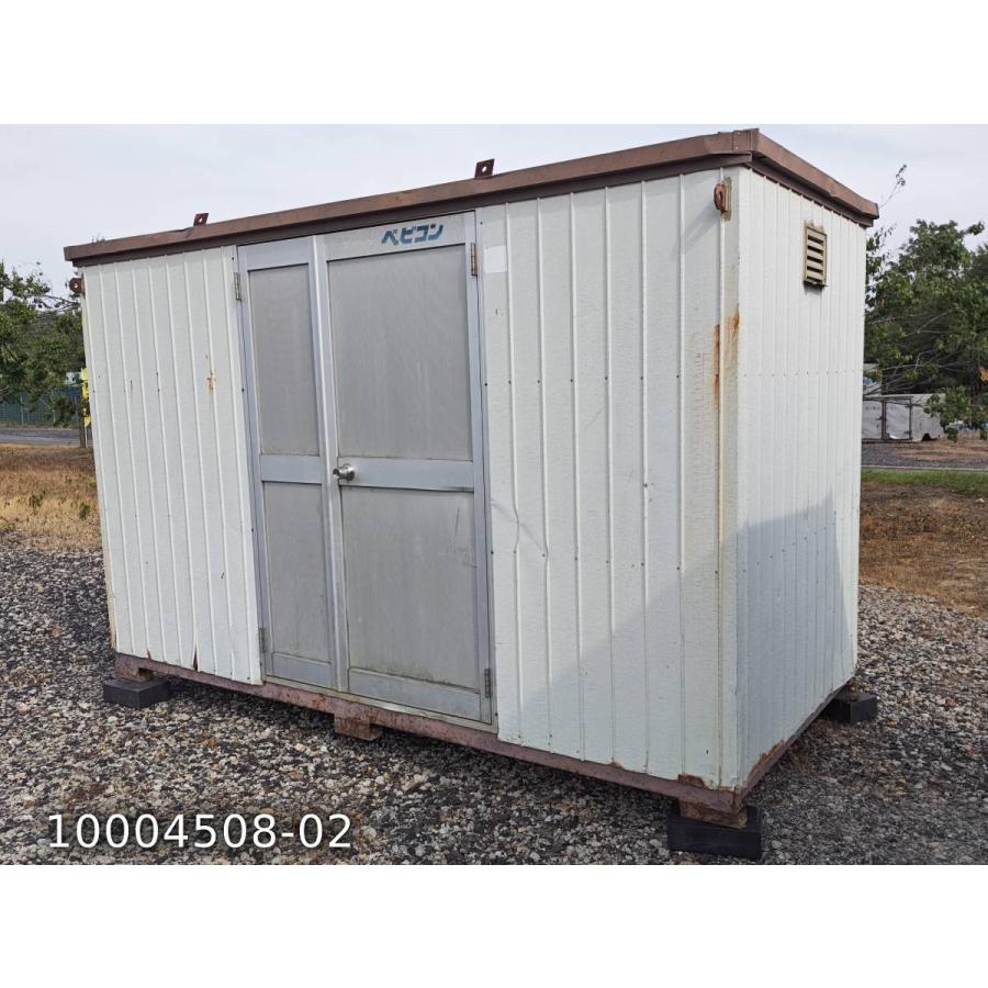 中古】3.4m ユニット ハウス 単棟 1.5坪 3.0畳 5.5平米 屋外 倉庫 物置 