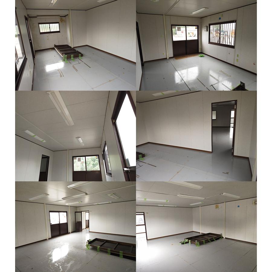 5.4m 22.5坪 6連棟 九州スーパーハウス製 ユニット ハウス 中古 5.4m 22.5坪 6連棟 九州スーパーハウス製 ユニット ハウス 中古