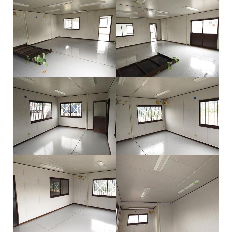 5.4m 22.5坪 6連棟 九州スーパーハウス製 ユニット ハウス 中古 5.4m 22.5坪 6連棟 九州スーパーハウス製 ユニット ハウス 中古