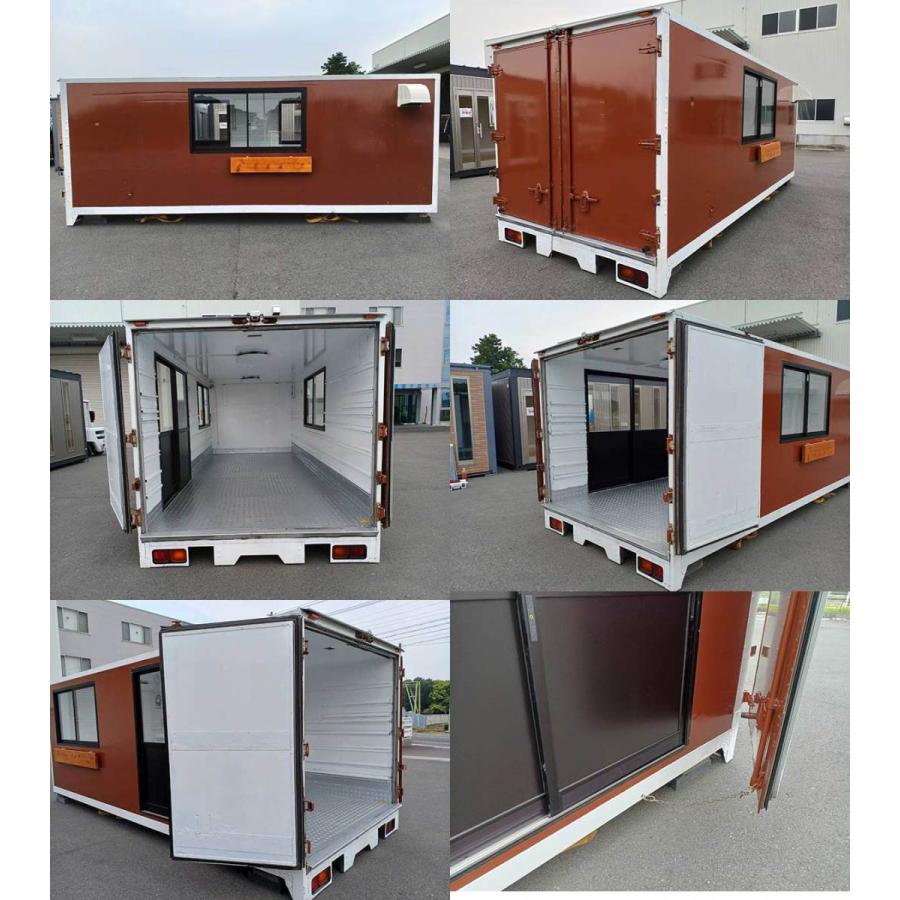 中古ユニットハウス 中古プレハブ 5.8m 店舗用中古トラックコンテナ
