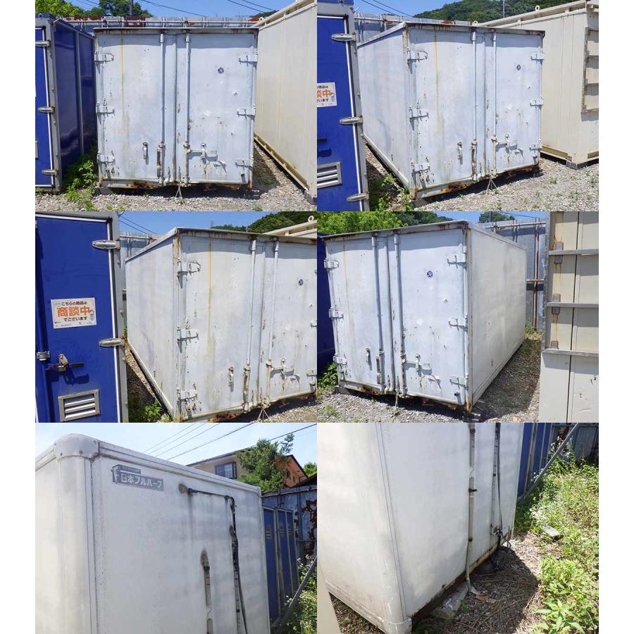 3.2m トラックコンテナ 中古 1.8坪 3.6畳 5.9平米 中古コンテナ バイク 