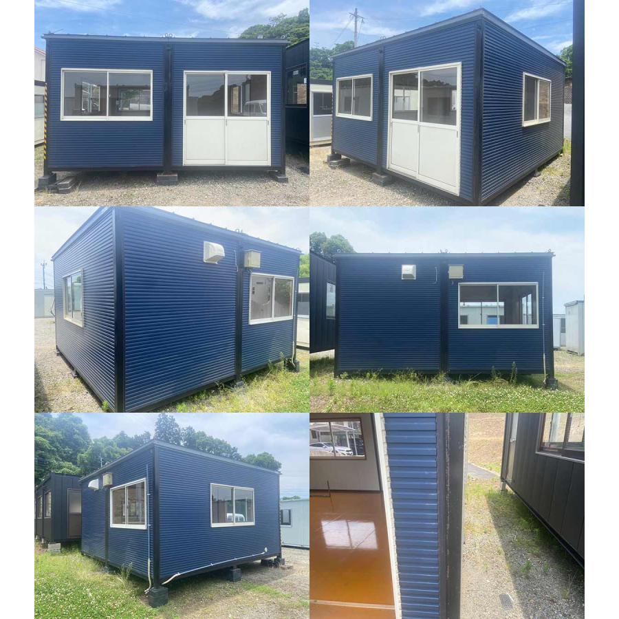 4.7m 6.5坪 2連棟 PROMAX製 ユニットハウス 中古 12.9畳 21.4 4.7m 6.5坪 2連棟 PROMAX製 ユニットハウス 中古 12.9畳 21.4