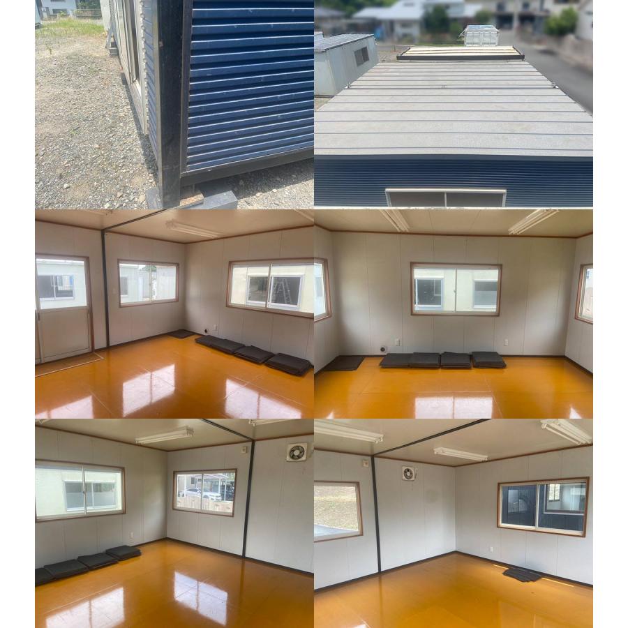 4.7m 6.5坪 2連棟 PROMAX製 ユニットハウス 中古 12.9畳 21.4 4.7m 6.5坪 2連棟 PROMAX製 ユニットハウス 中古 12.9畳 21.4