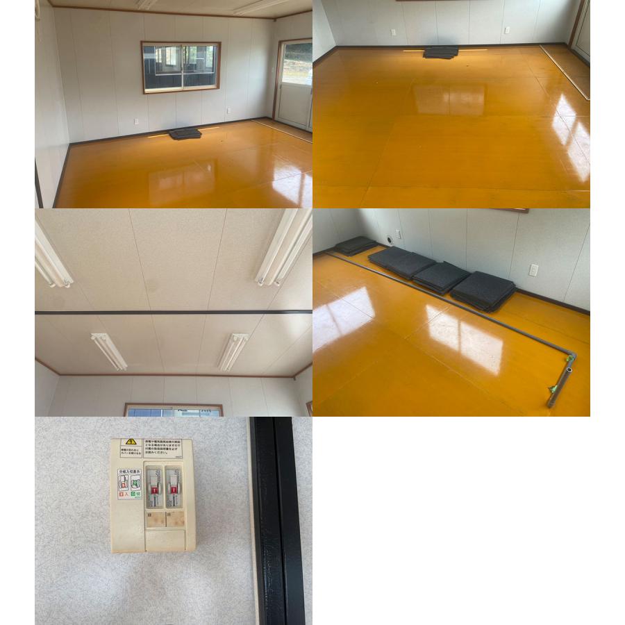 4.7m 6.5坪 2連棟 PROMAX製 ユニットハウス 中古 12.9畳 21.4 4.7m 6.5坪 2連棟 PROMAX製 ユニットハウス 中古 12.9畳 21.4