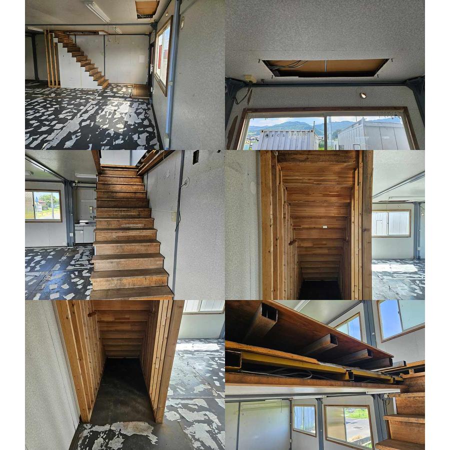 5.7m 11.7坪 3連棟+2連棟 2階建てユニットハウス 中古 23.4畳 5.7m 11.7坪 3連棟+2連棟 2階建てユニットハウス 中古 23.4畳