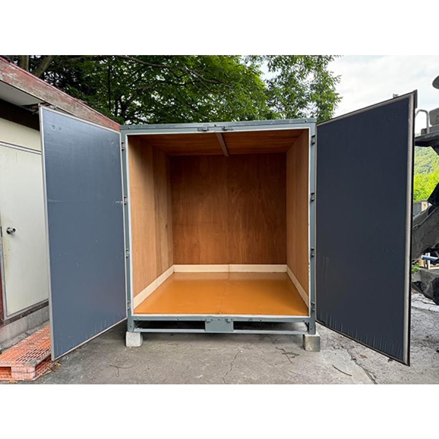 物置　コンテナ　バイクガレージ　ハウス　ＤＩＹ　中古　☆引き取り限定　期間限定 コンテナ BOX 物置 プレハブ バイクガレージ