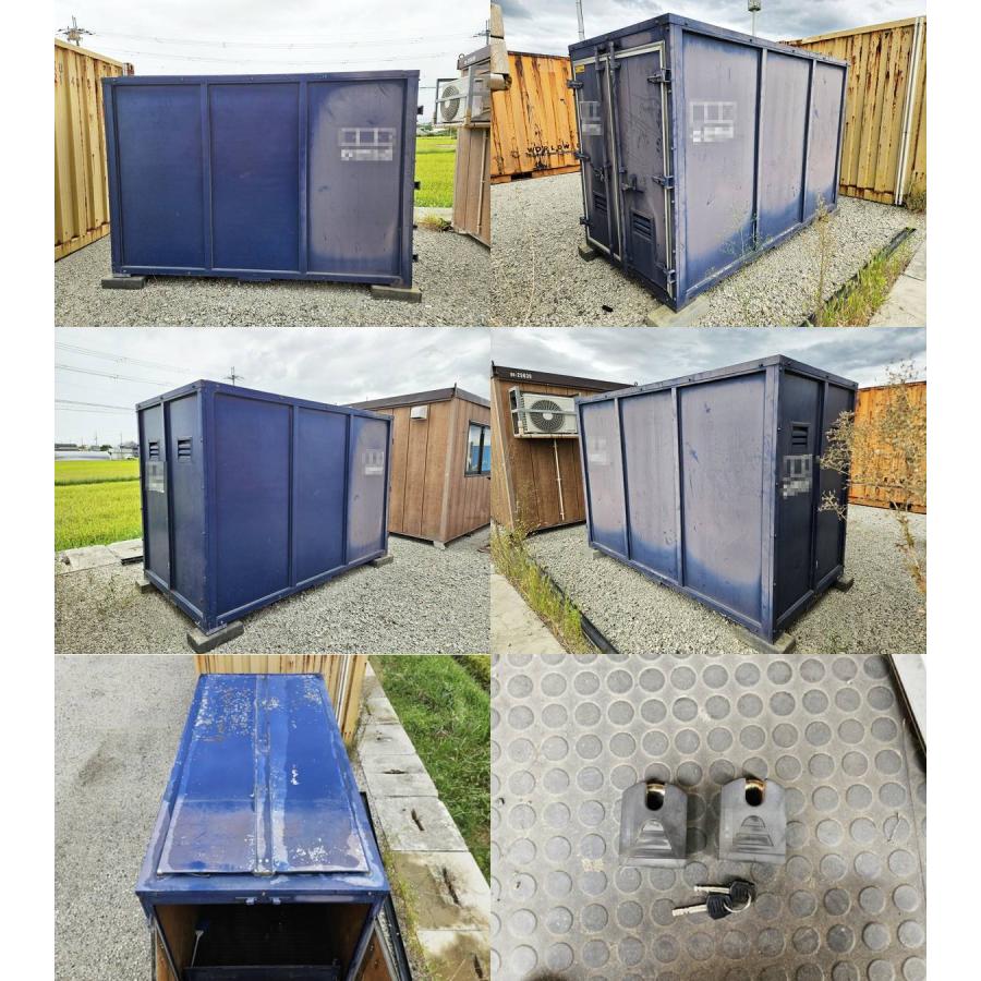 中古】2.8mバイクコンテナ 1.2坪 2.4畳 3.9平米 中古コンテナ