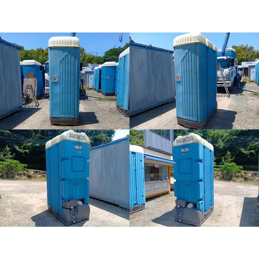 1.6m 仮設トイレ 和式タイプ 汲取り式 中古 0.4坪 0.8畳 1.3平米 