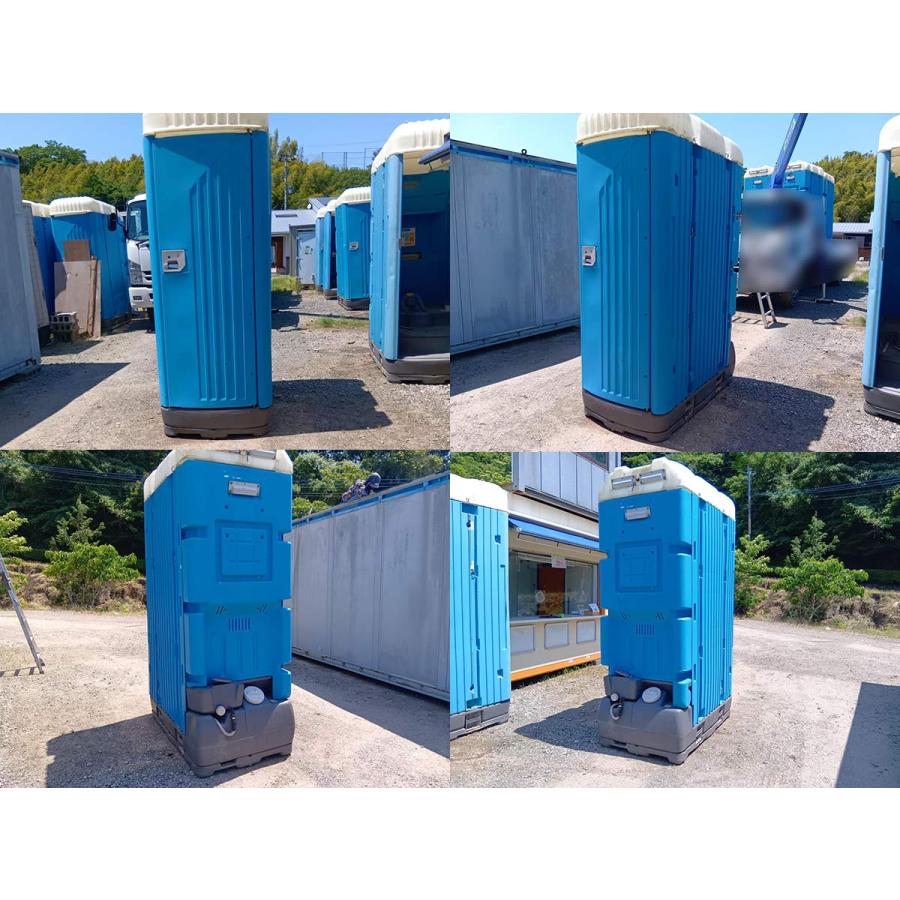 1.6m 仮設トイレ 和式タイプ 汲取り式 中古 0.4坪 0.8畳 1.3平米 