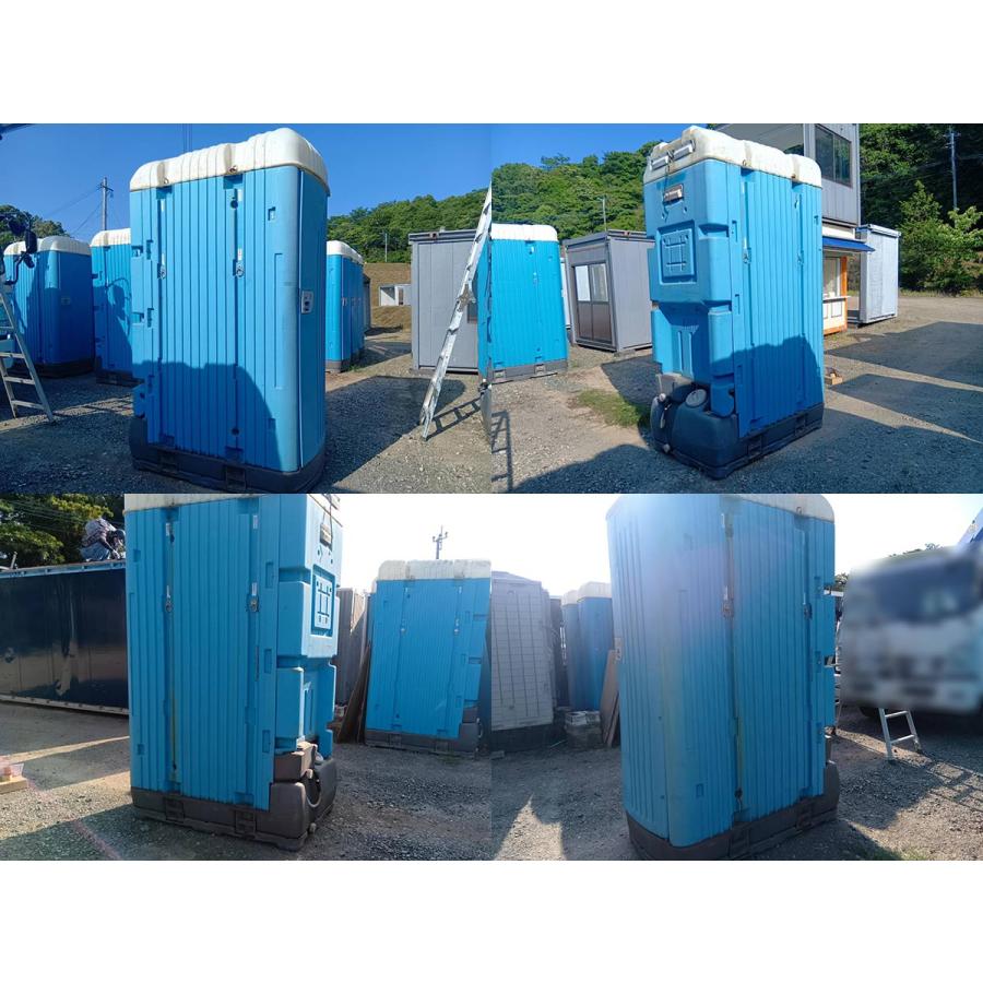 1.6m 仮設トイレ 和式タイプ 汲取り式 中古 0.4坪 0.8畳 1.3平米 