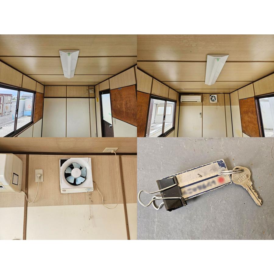4.5m 3坪 ユニットハウス 中古 6畳 9.9平米 休憩所 簡易ハウス 