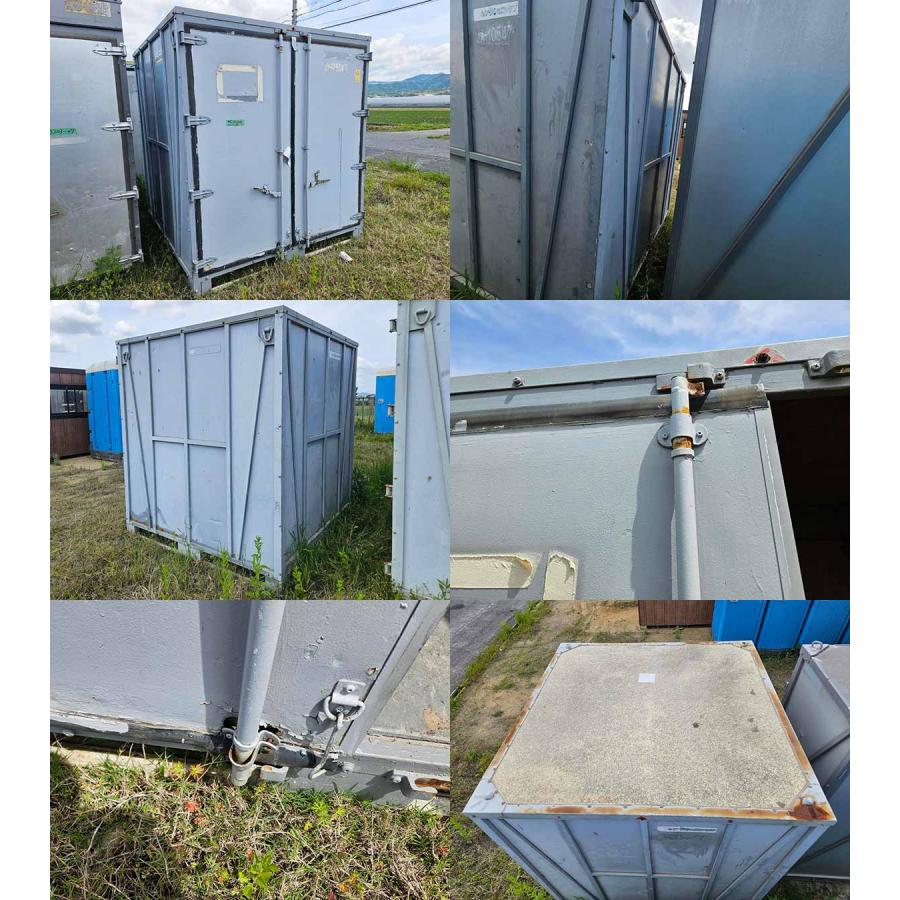 2mコンテナ 中古 1.2坪 2.4畳 4平米 休憩所 簡易ハウス プレハブ小屋