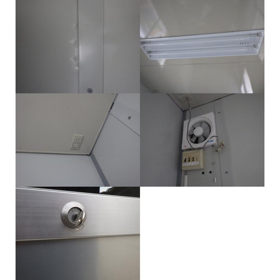 全塗装済【希少】　7200×2300×2430 スーパーハウス　プレハブ　道内格安提携先運送会社あり　江別市角山発 コマツ 5.6m 3.9坪 ユニットハウス 中古 7.8畳 12.9平米 中古プレハブ