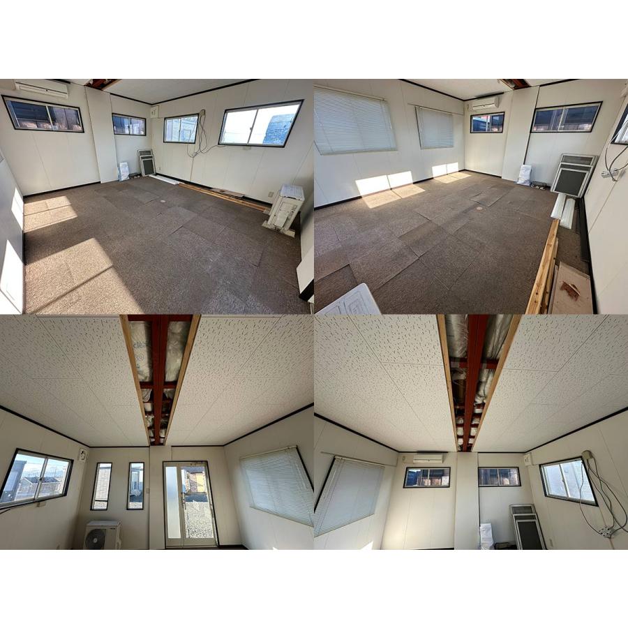 商談中】手入れして約2年ほどのプレハブハウス内装、エアコンもつい