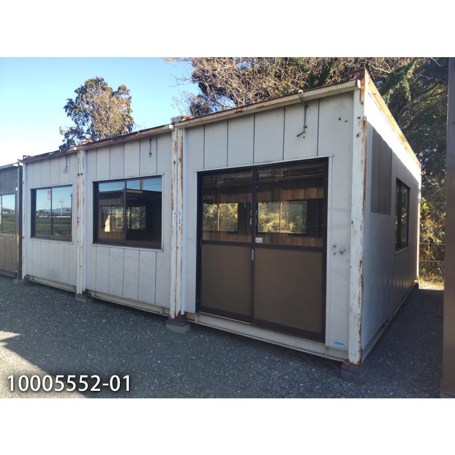 プレハブ三連棟 スーパーハウス ユニットハウス コンテナ