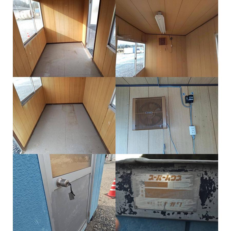 3.6m 2坪 ユニットハウス 中古 4.1畳 6.7平米 休憩所 簡易ハウス 