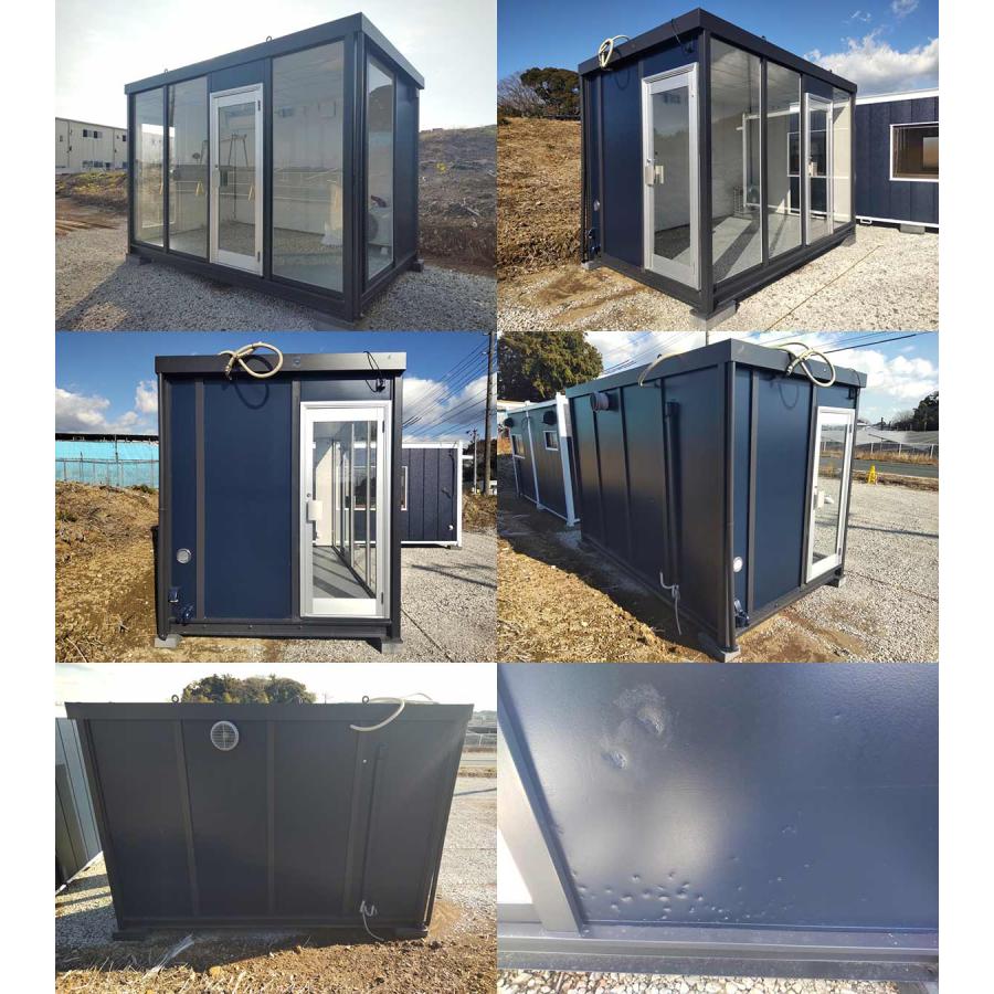 3.7m 2.5坪 ユニットハウス 中古 5畳 8.3平米 中古プレハブ 3.7m 2.5坪 ユニットハウス 中古 5畳 8.3平米 中古プレハブ