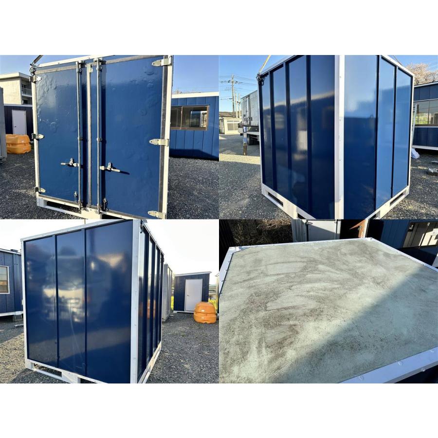 無人販売　コンテナ　小屋 1坪コンテナ 中古 1.2坪 2.4畳 4平米 コンテナハウス 休憩所 簡易