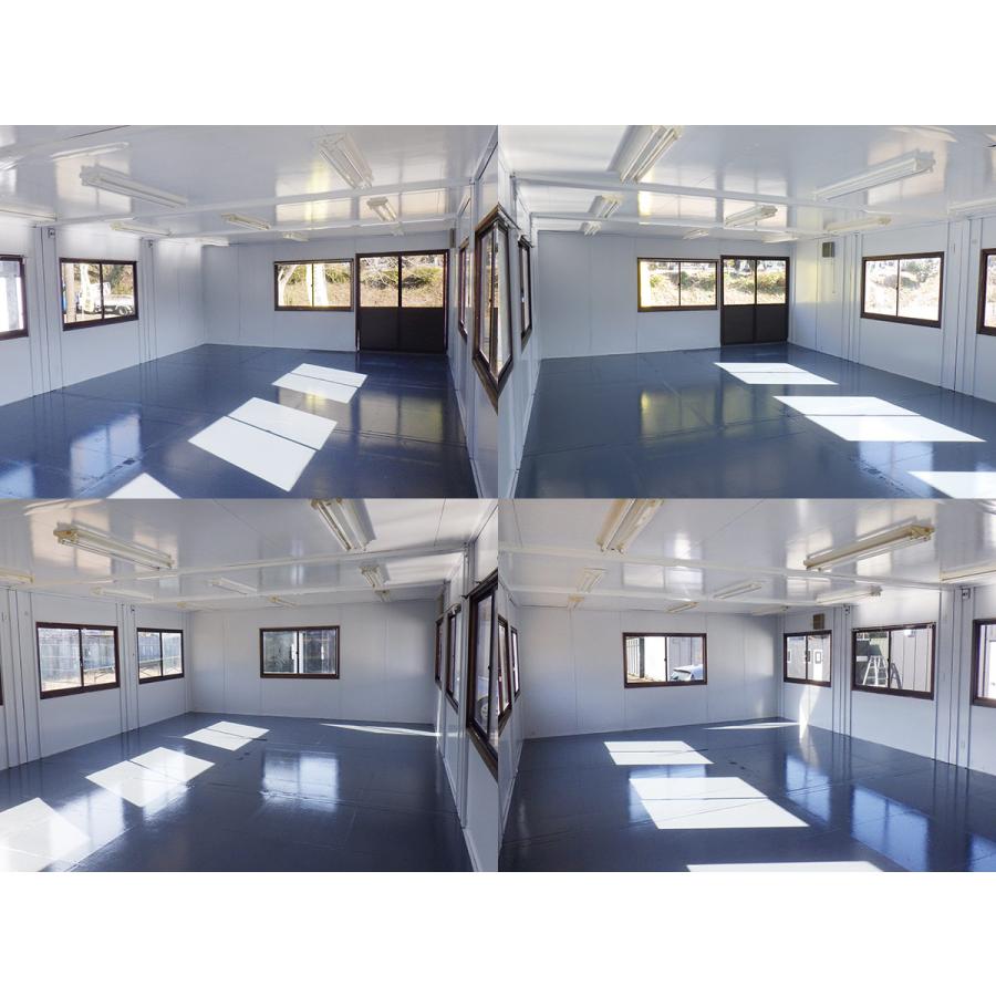 ナガワ 5.6m 15.8坪 4連棟 ユニットハウス 中古 31.6畳 52平米