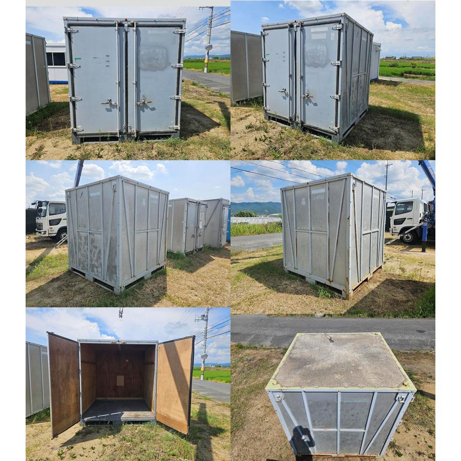 2mコンテナ 中古 1.2坪 2.4畳 4平米 休憩所 簡易ハウス プレハブ小屋