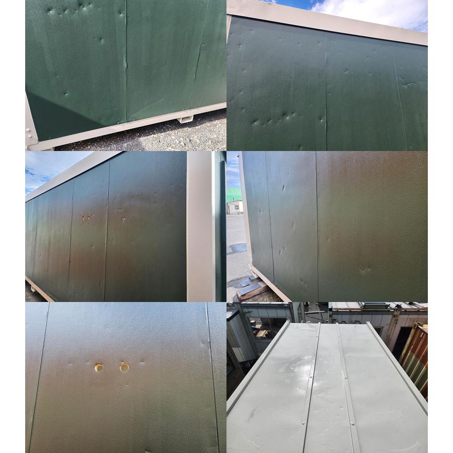 4坪プレハブ。多少値段交渉可　〔交渉中〕 5.7m 4坪 ユニットハウス 中古 8.1畳 13.4平米 休憩所 簡易ハウス