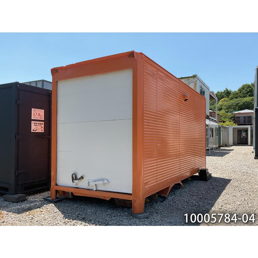 4.4m シャッターコンテナ 中古 2.5坪 4.9畳 8平米 中古コンテナ 